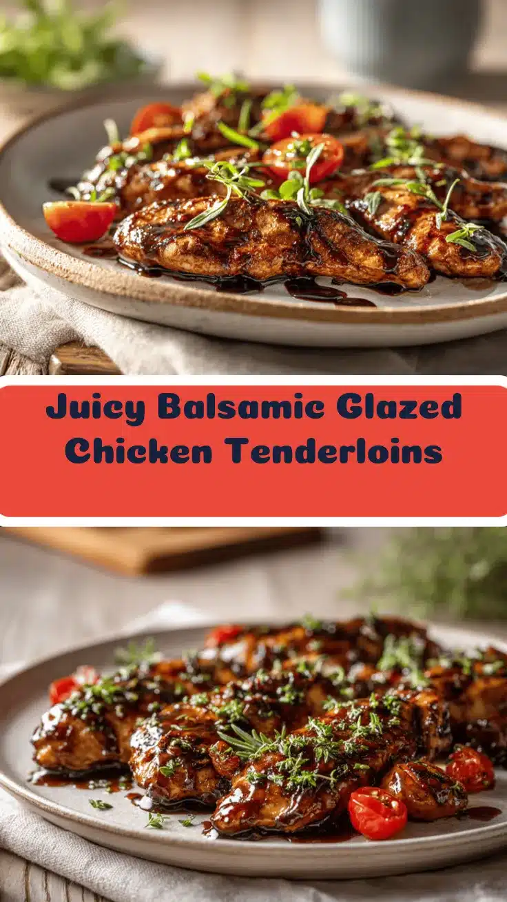 balsamic glazed chicken tenderloins recipe