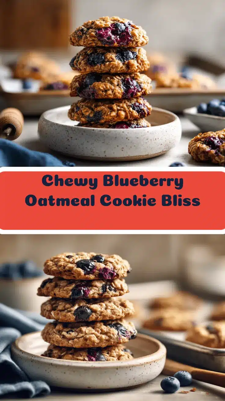 blueberry oatmeal cookies recipe