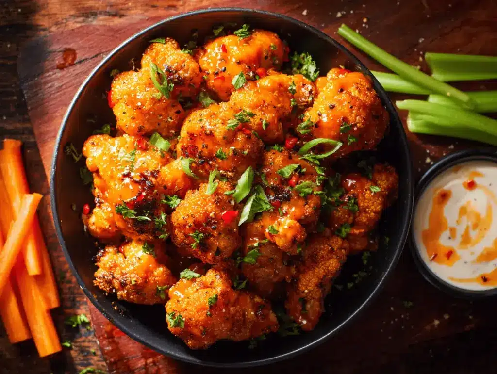 Buffalo cauliflower chicken wings - featured image