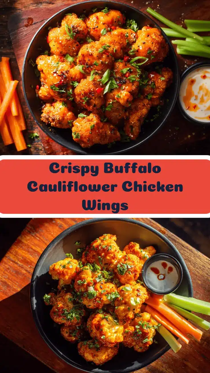 Buffalo cauliflower chicken wings recipe