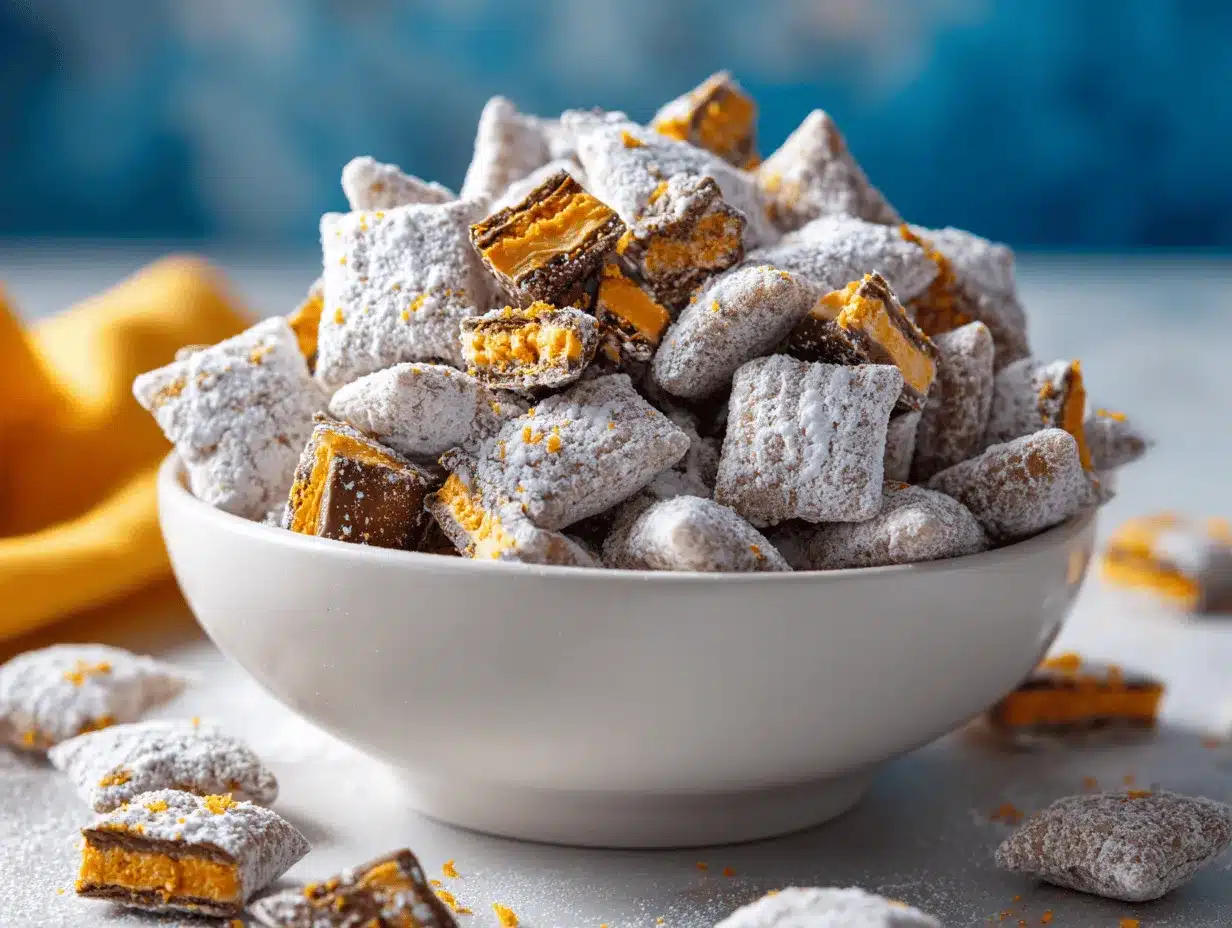 Butterfinger Puppy Chow preparation steps