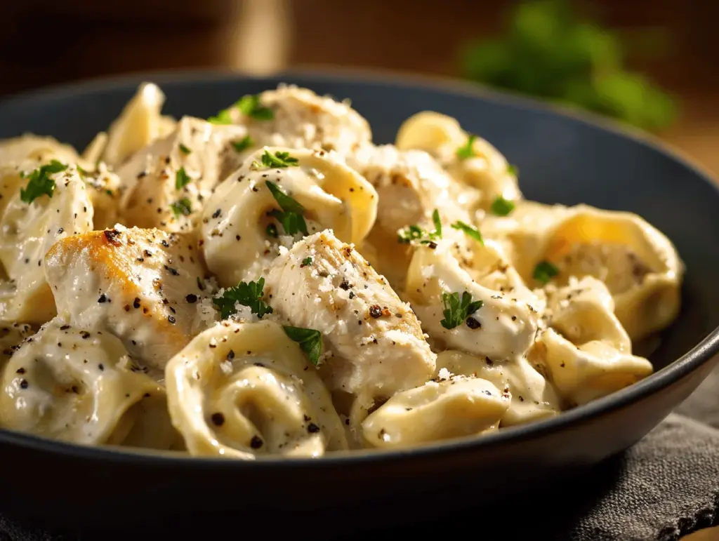 Chicken Alfredo Tortellini Crockpot - featured image