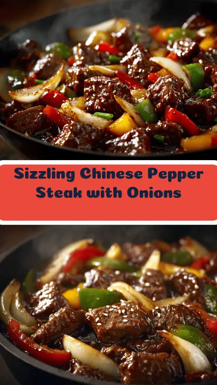 Chinese pepper steak with onions recipe