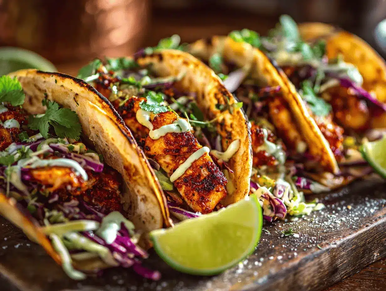 chipotle lime chicken tacos preparation steps