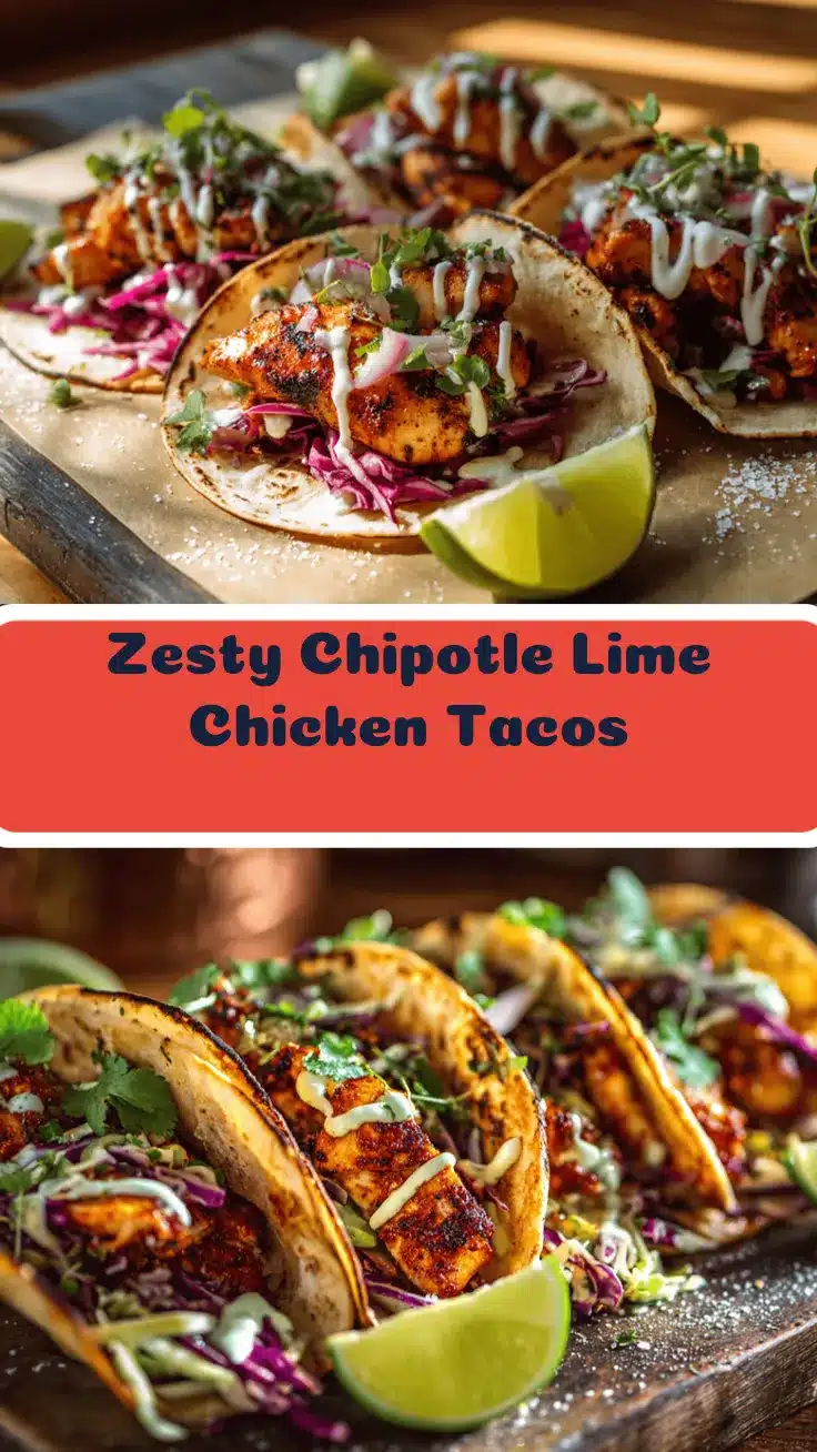 chipotle lime chicken tacos recipe