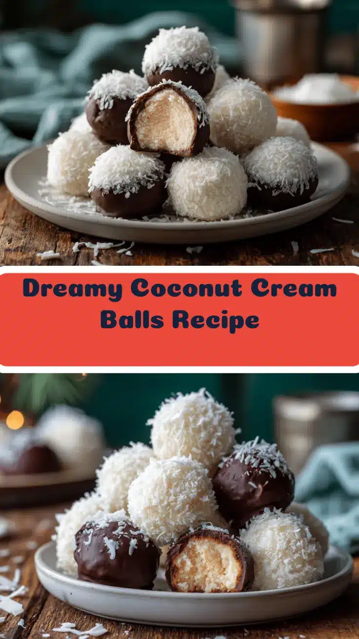 coconut cream balls recipe
