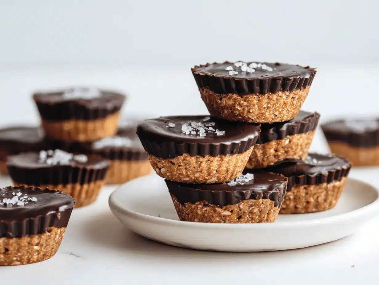 dark chocolate oatmeal cups preparation steps