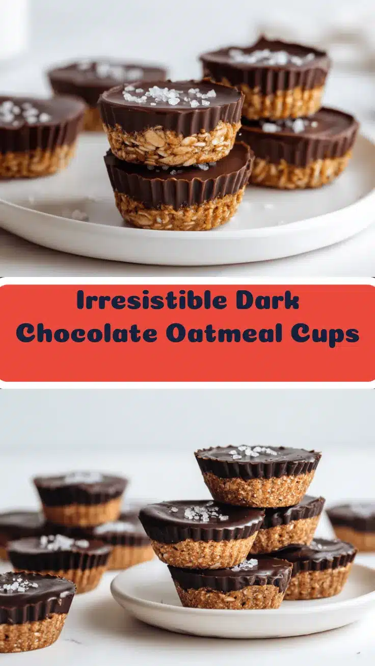 dark chocolate oatmeal cups recipe