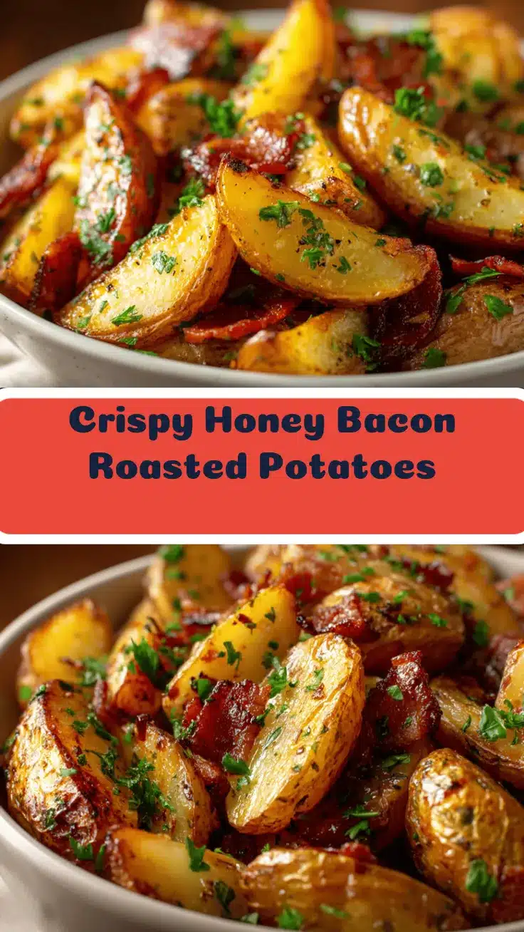honey bacon roasted potatoes recipe