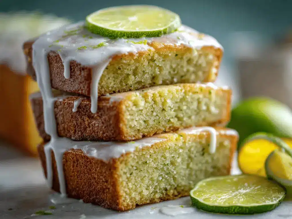 key lime pound cake - featured image