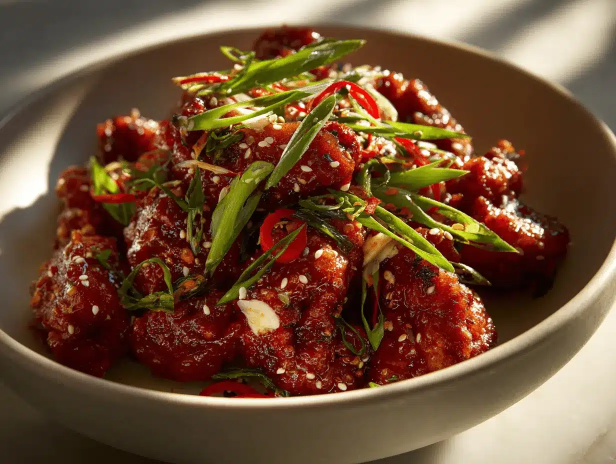 Korean Gochujang Chicken Bites preparation steps