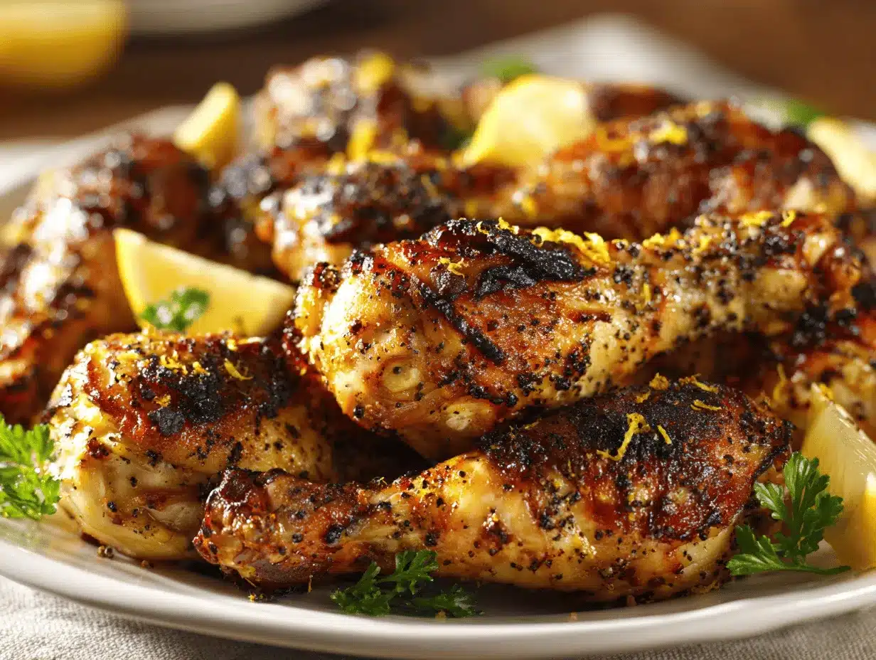 lemon pepper chicken drumsticks preparation steps