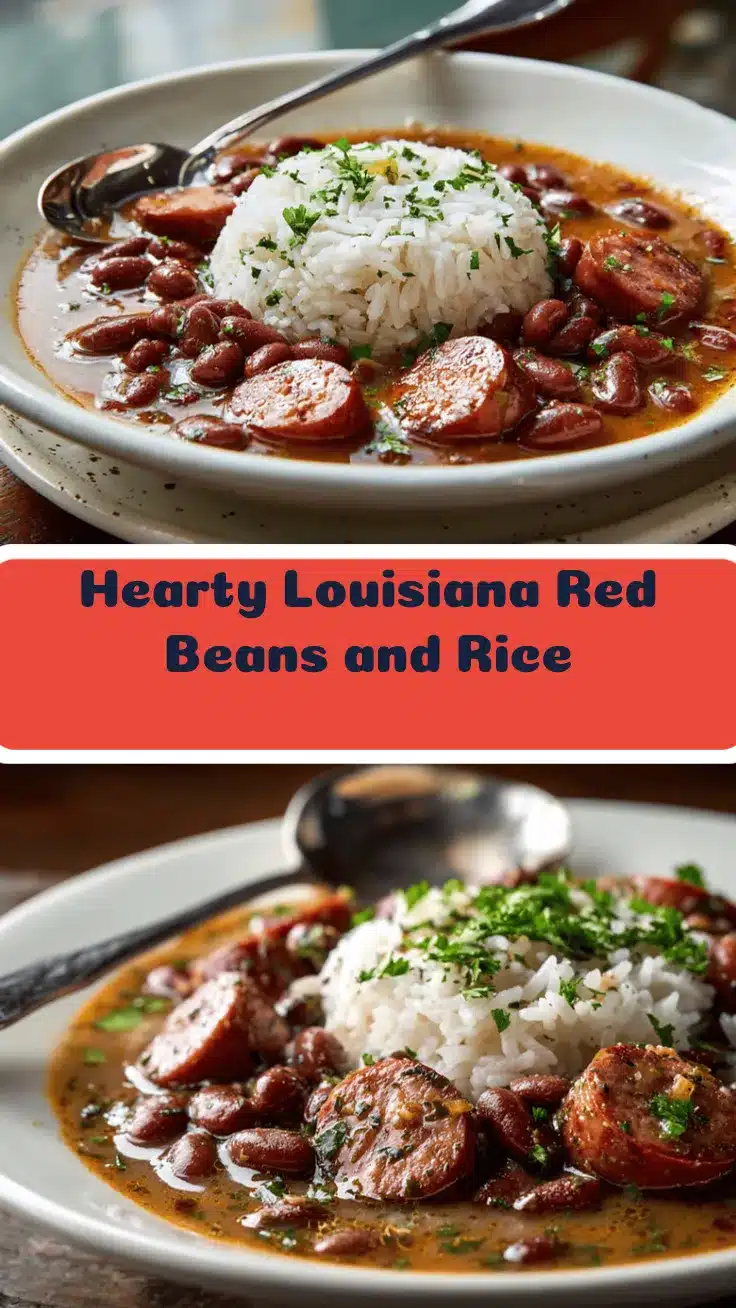 Louisiana red beans and rice recipe