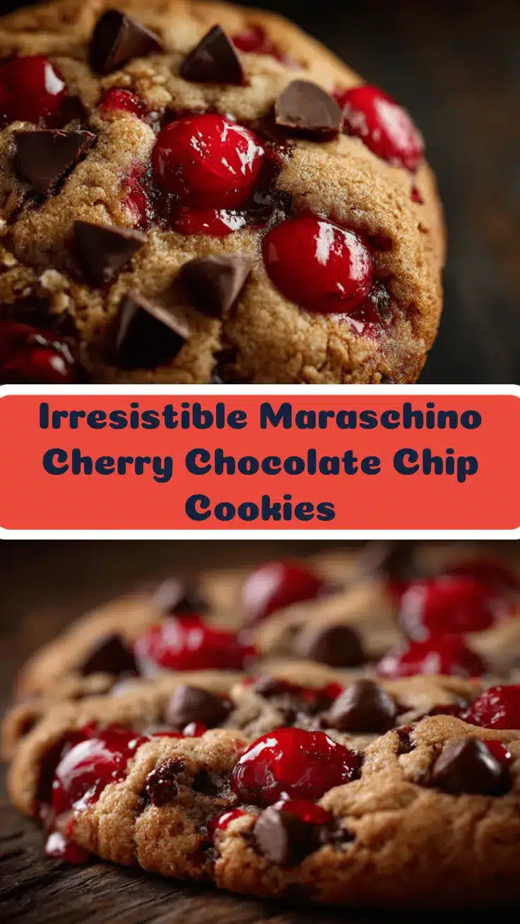 maraschino cherry chocolate chip cookies recipe