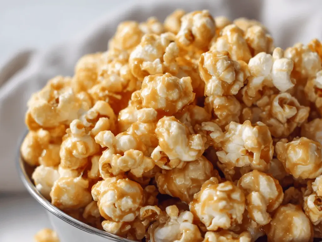 marshmallow caramel corn - featured image