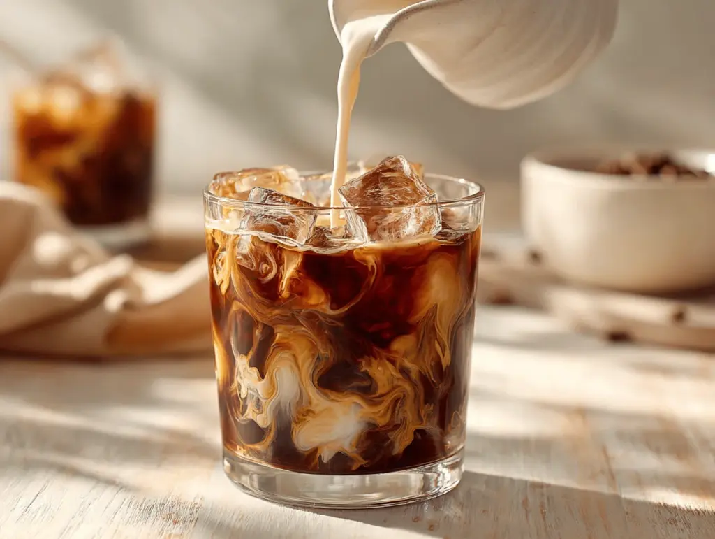 mocha iced coffee - featured image