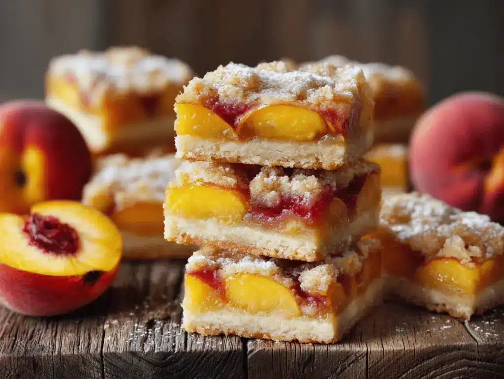 peach bars - featured image