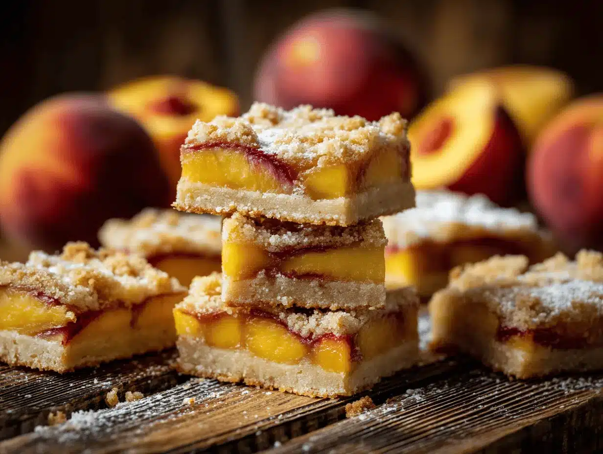 peach bars preparation steps