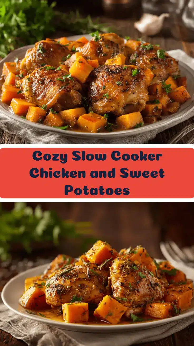 slow cooker chicken with sweet potatoes recipe