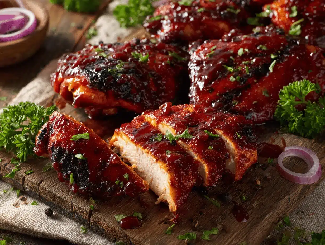 smoky paprika BBQ chicken preparation steps