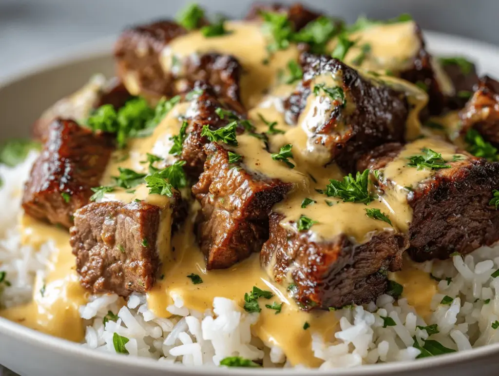 steak queso rice - featured image