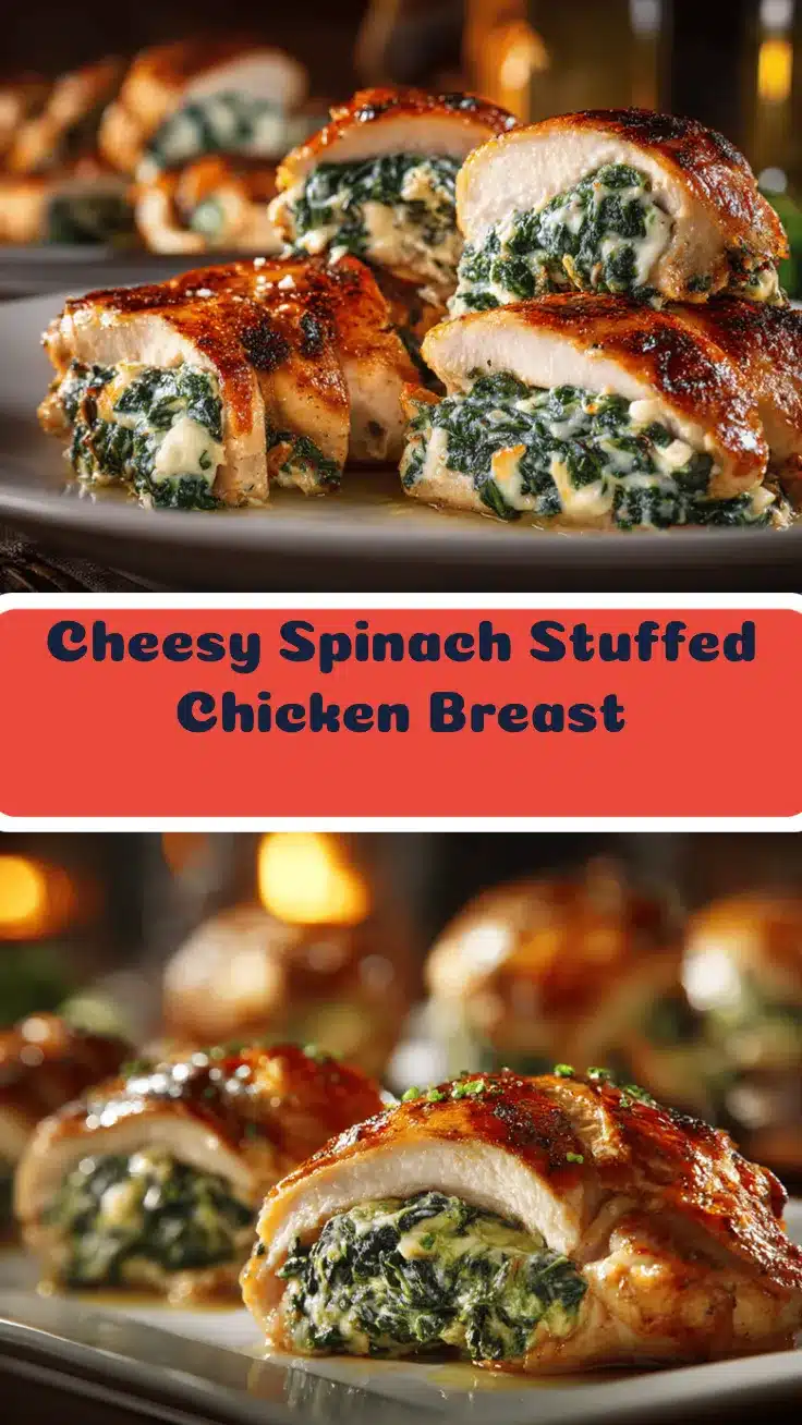 stuffed chicken breast with spinach recipe