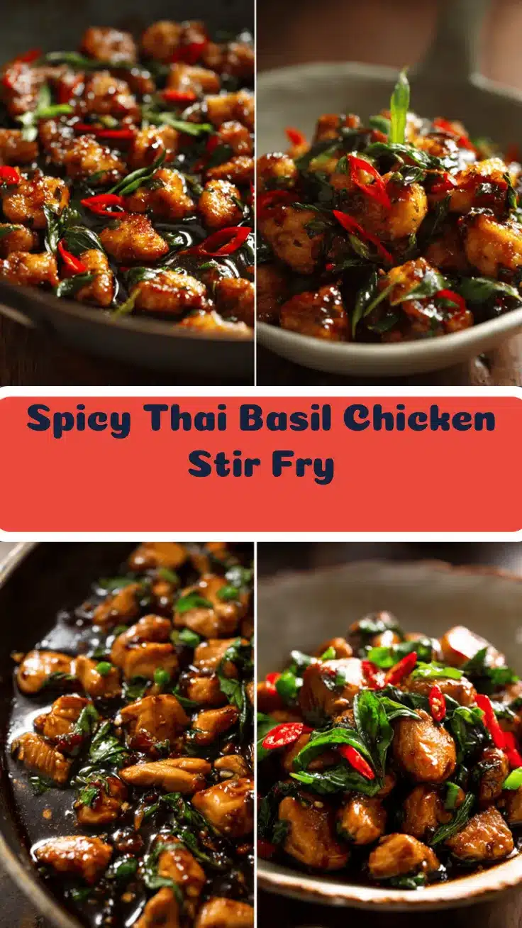 Thai Basil Chicken Stir Fry recipe