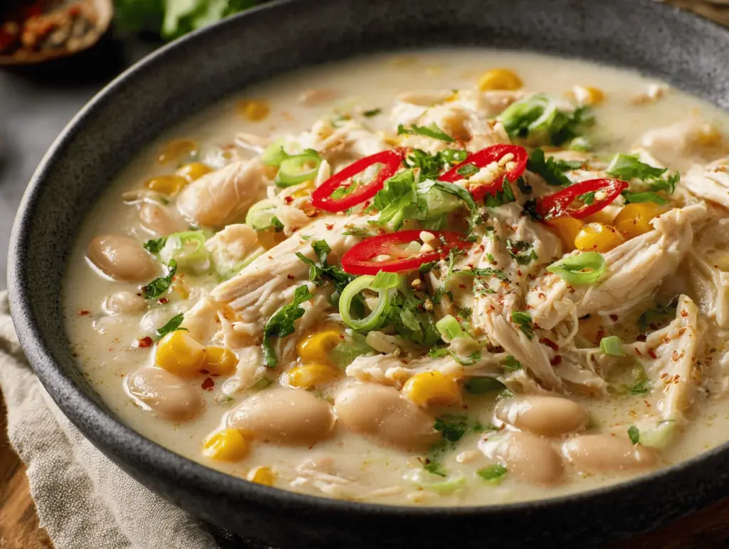white chicken chili - featured image