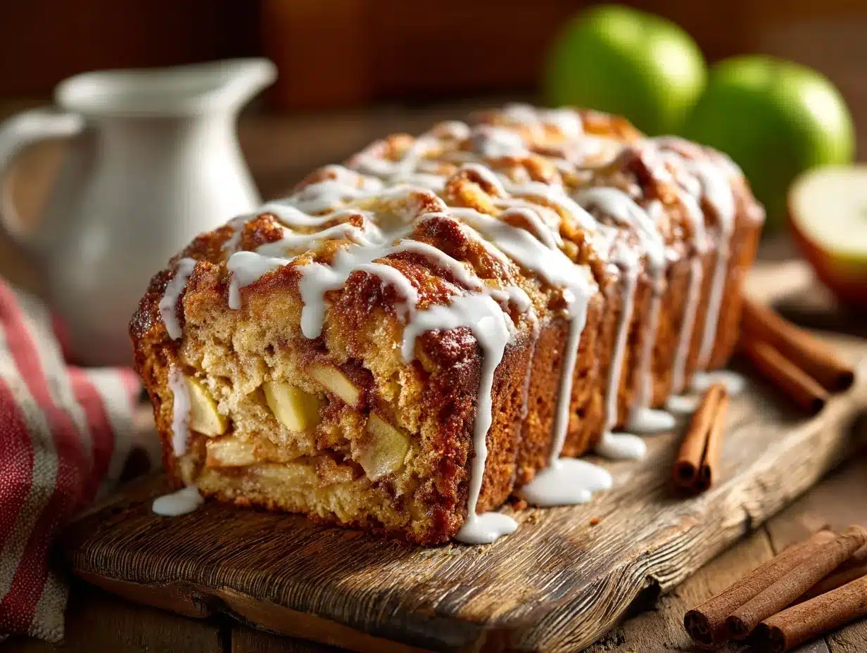 Amish Apple Fritter Bread preparation steps