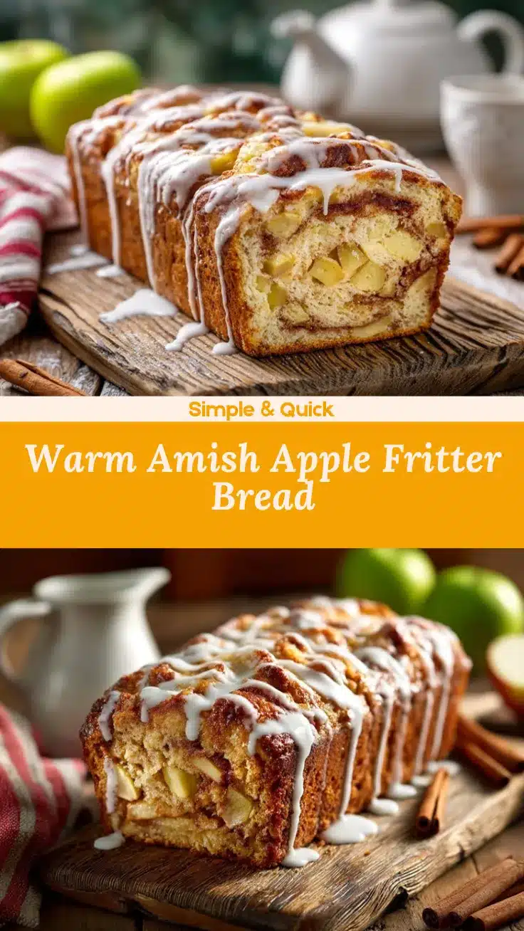Amish Apple Fritter Bread recipe