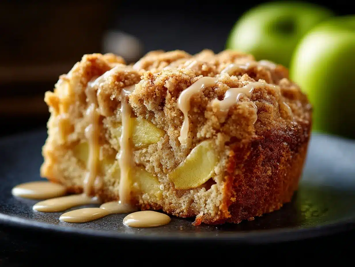 apple crumb cake preparation steps