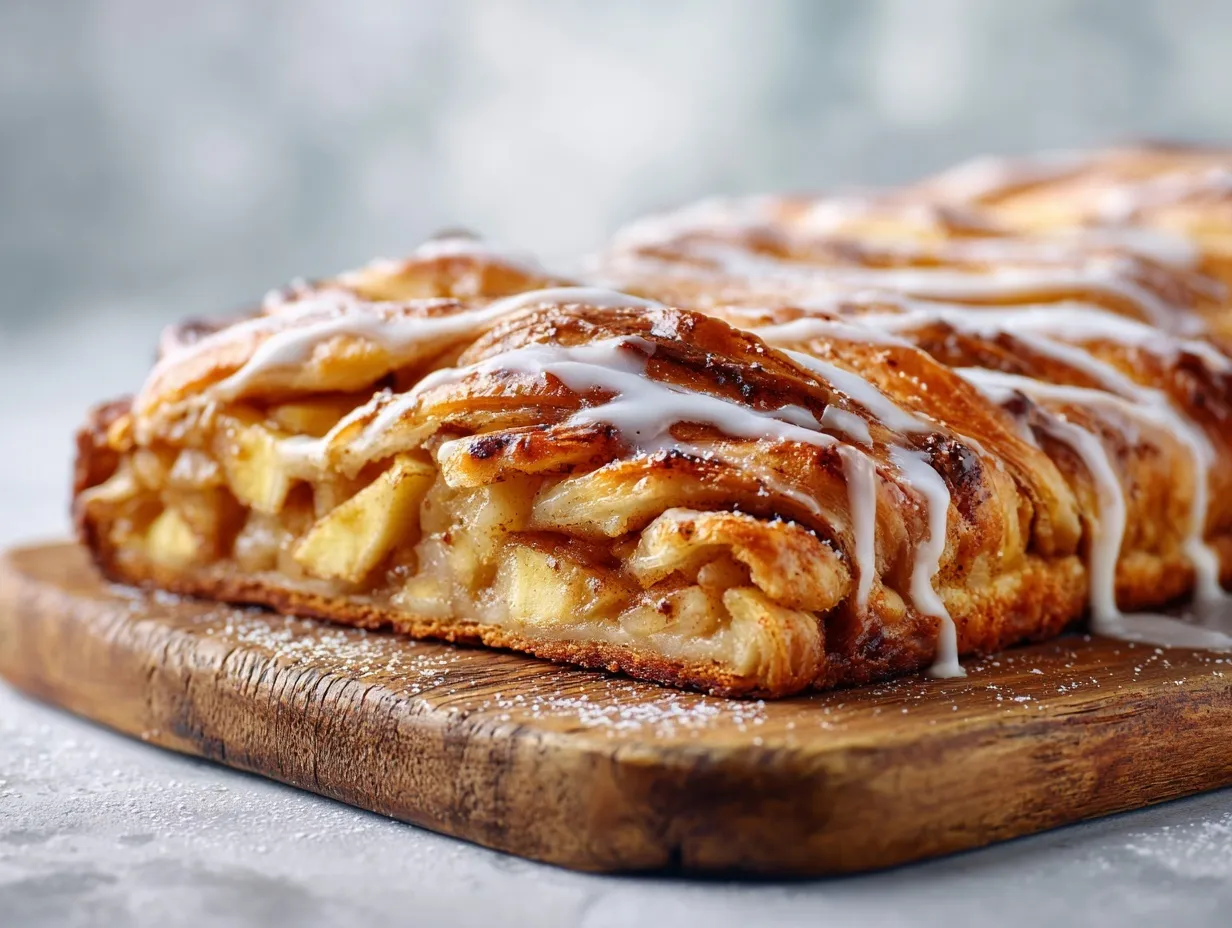 Apple Kringle preparation steps