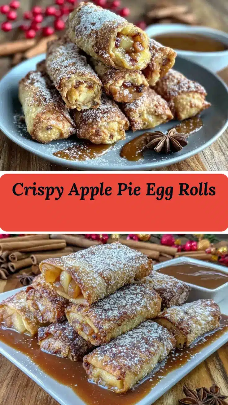apple pie egg rolls recipe