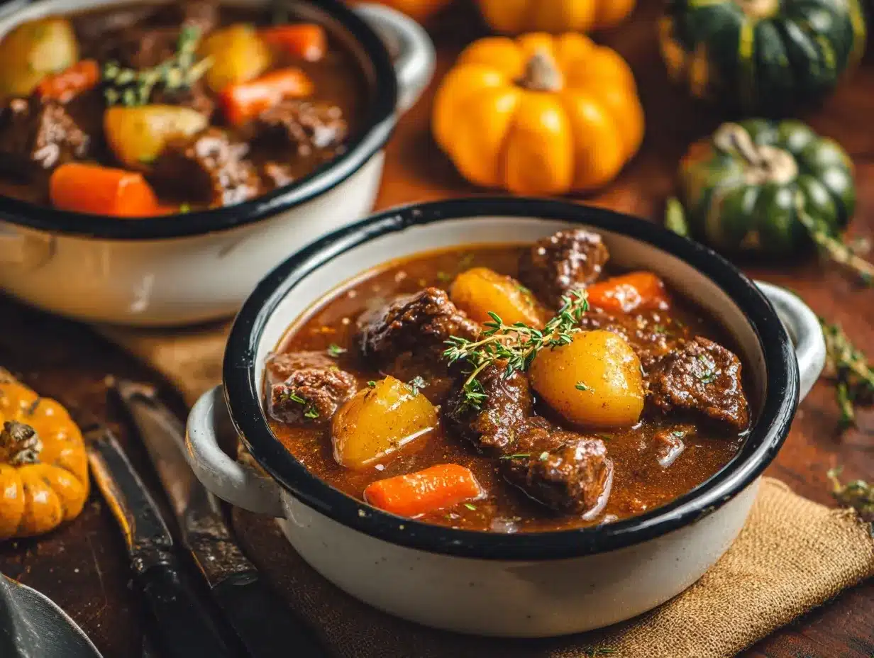 Autumn Harvest Beef Stew preparation steps