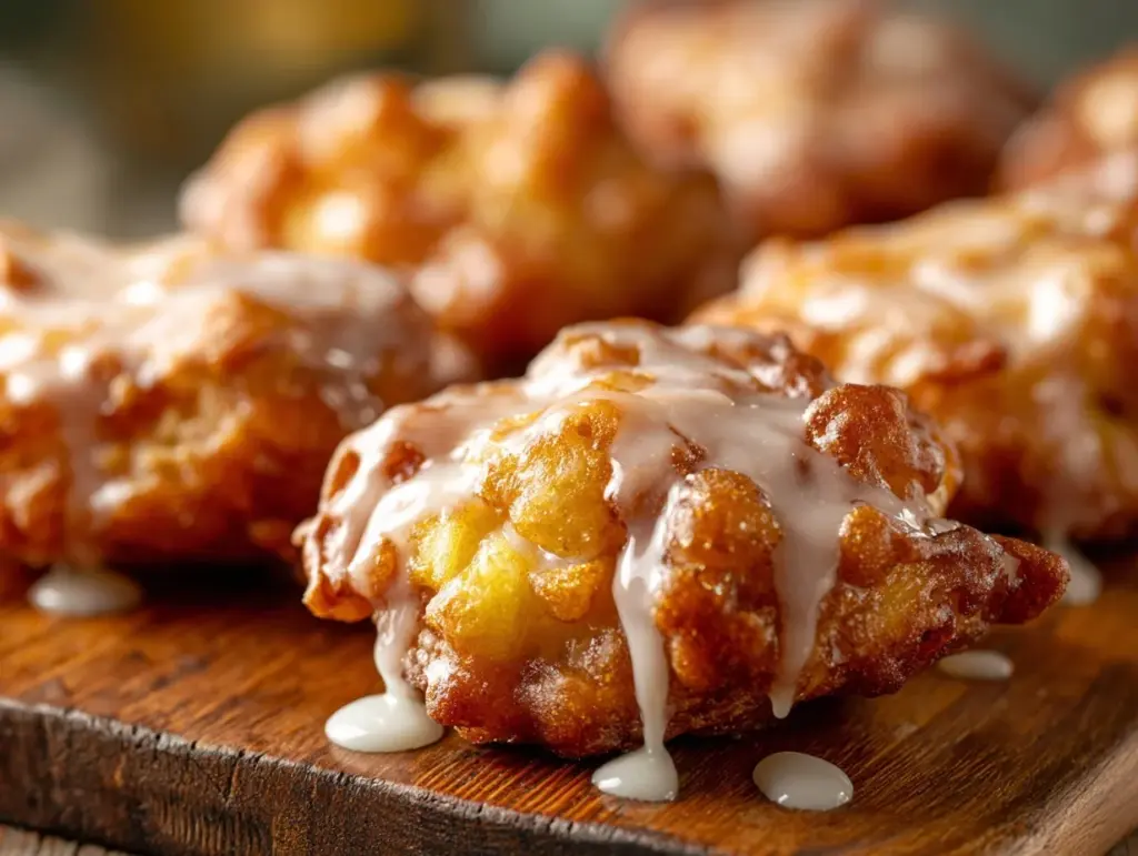 baked apple fritters - featured image
