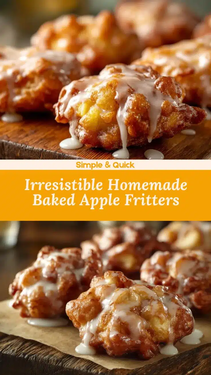 baked apple fritters recipe