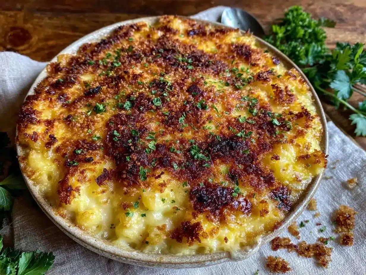 baked mac and cheese preparation steps