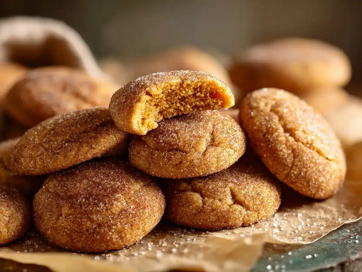 Brown Butter Pumpkin Snickerdoodles preparation steps