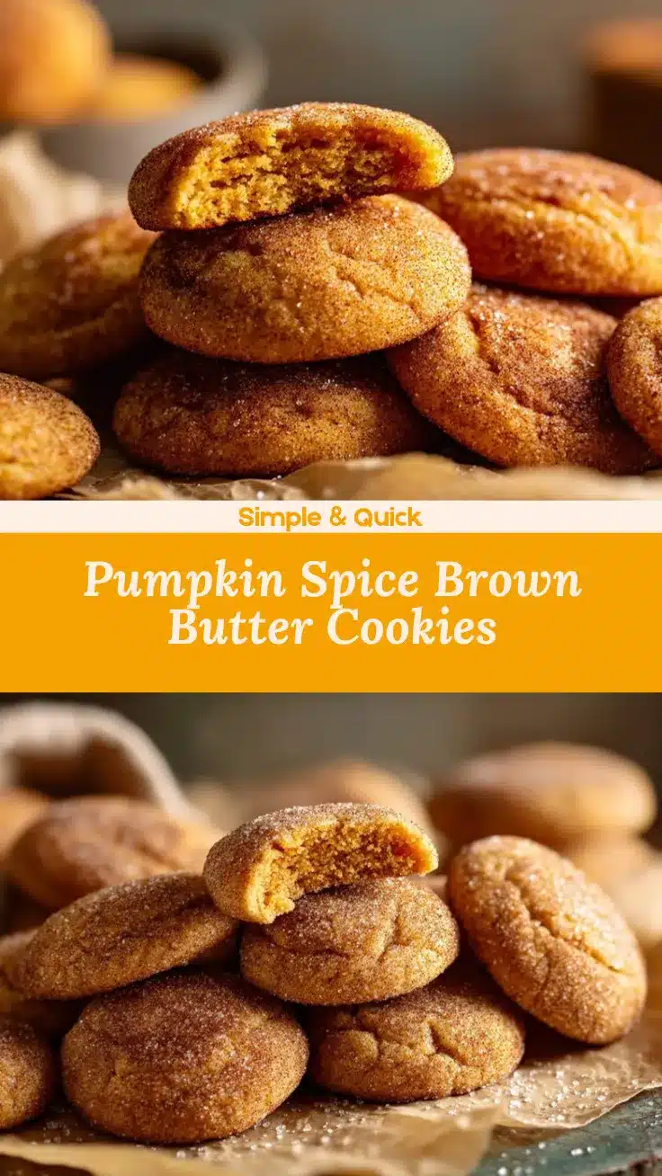 Brown Butter Pumpkin Snickerdoodles recipe
