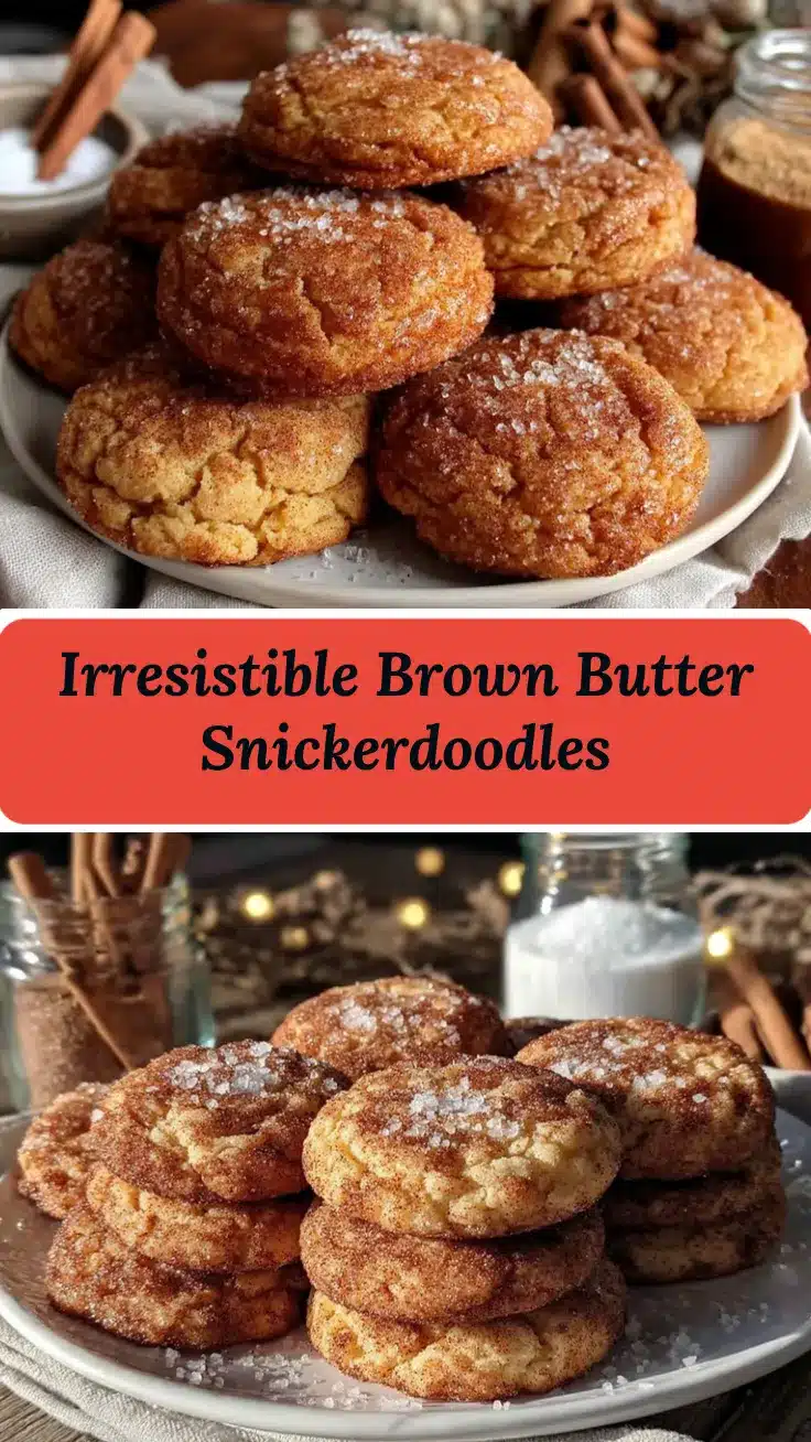 brown butter snickerdoodles recipe