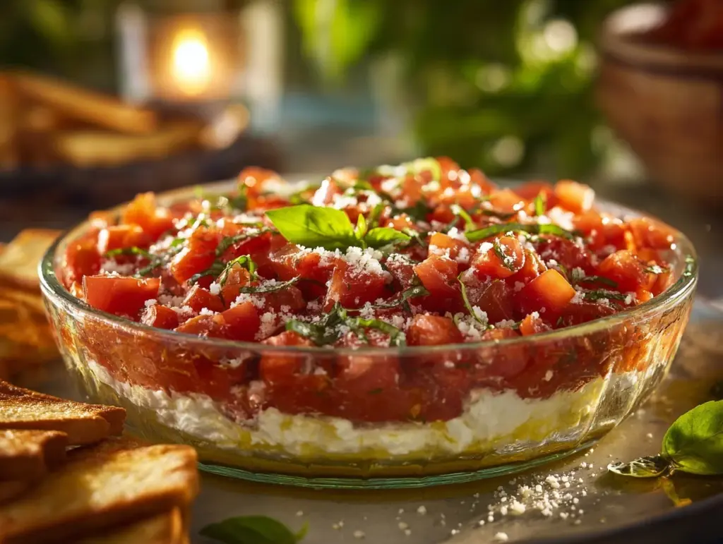 bruschetta dip - featured image