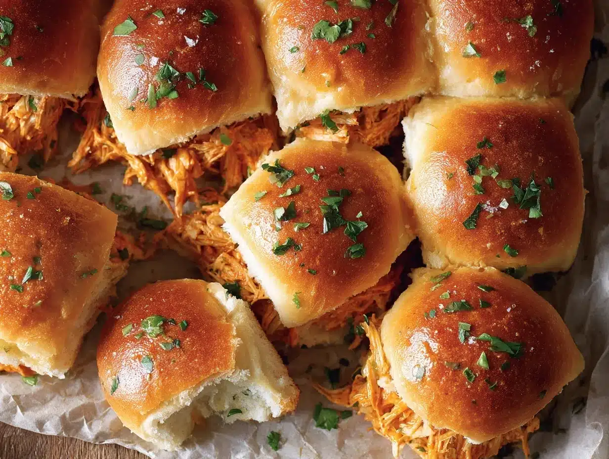 Buffalo Chicken Sliders preparation steps