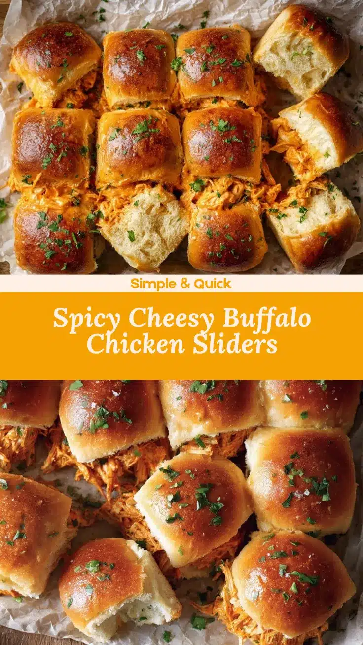 Buffalo Chicken Sliders recipe