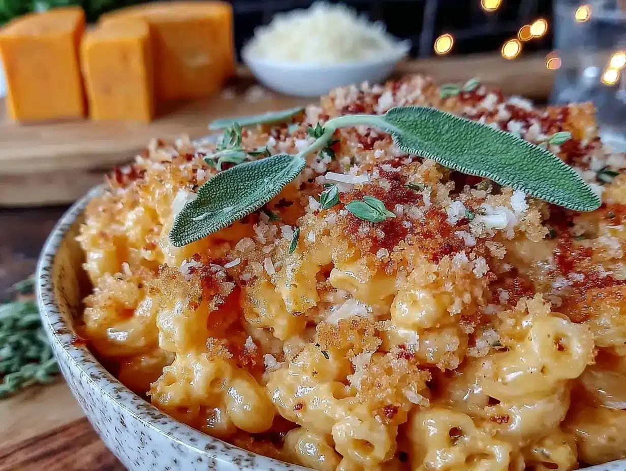 butternut squash mac and cheese preparation steps