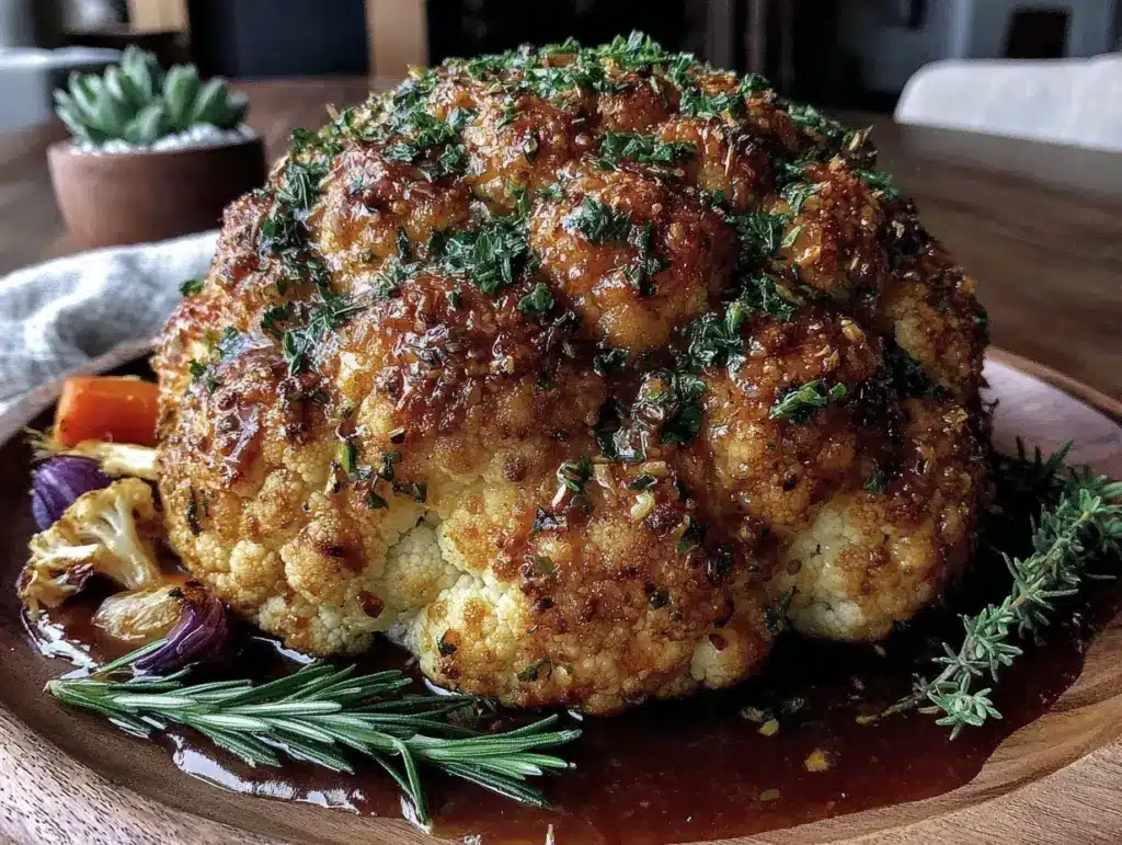 cauliflower turkey roast - featured image
