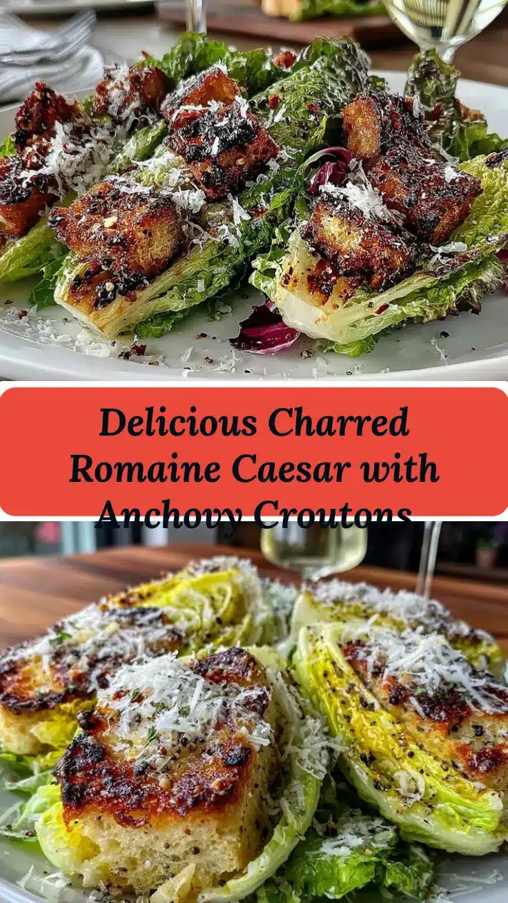 charred romaine Caesar salad recipe