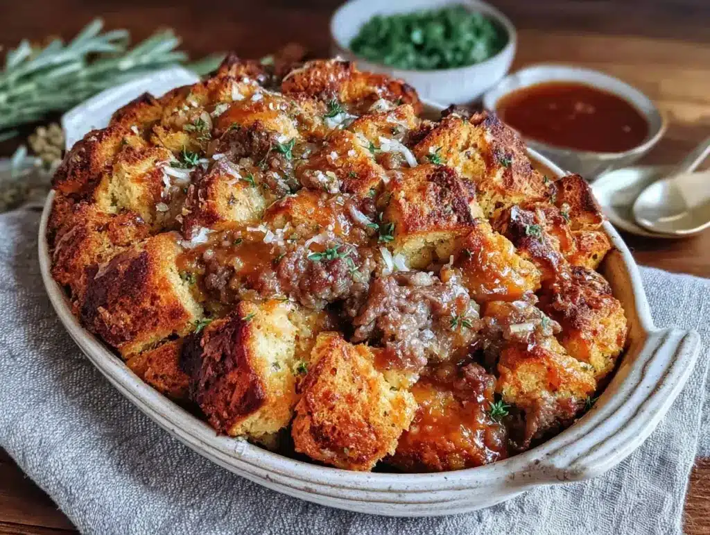cheddar bay biscuit stuffing - featured image