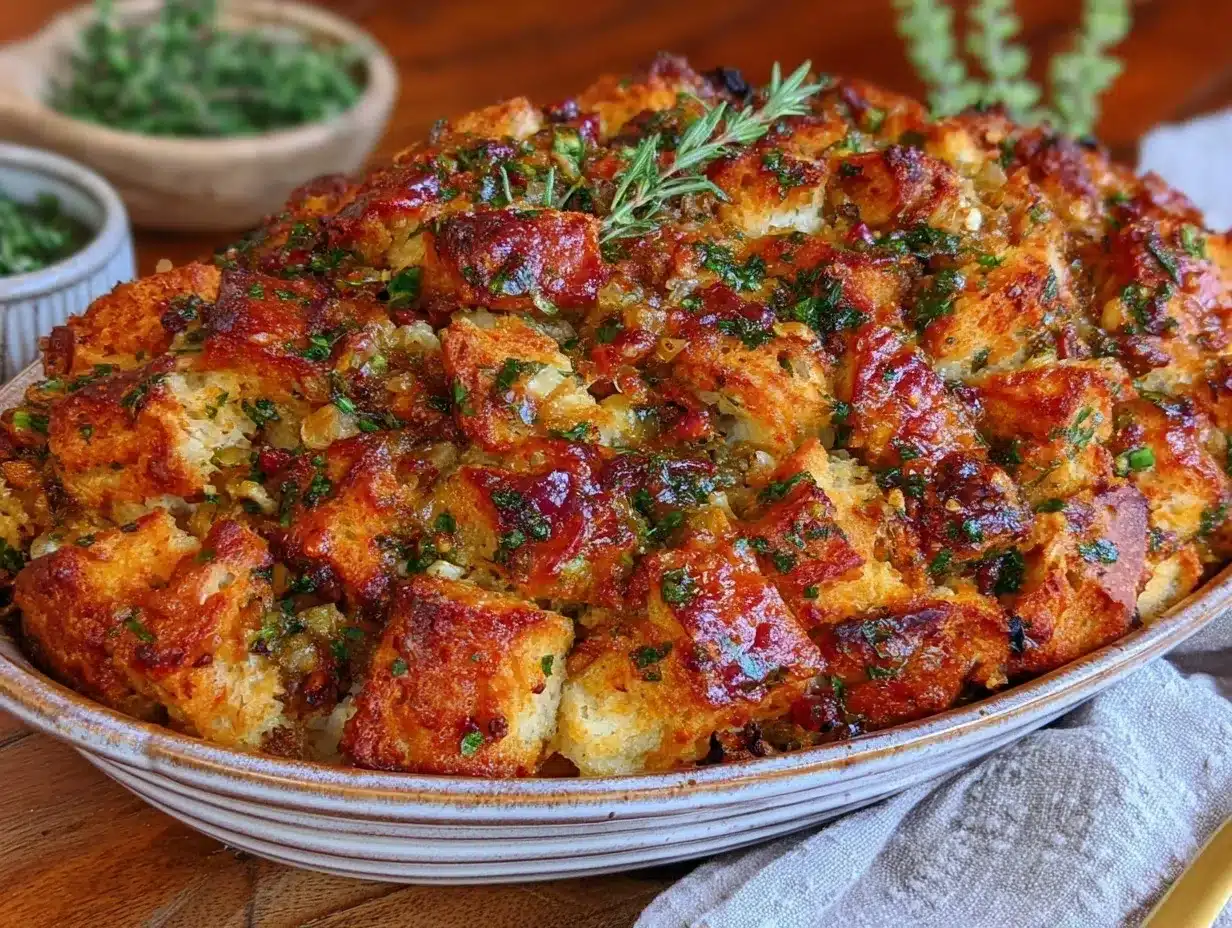 cheddar bay biscuit stuffing preparation steps