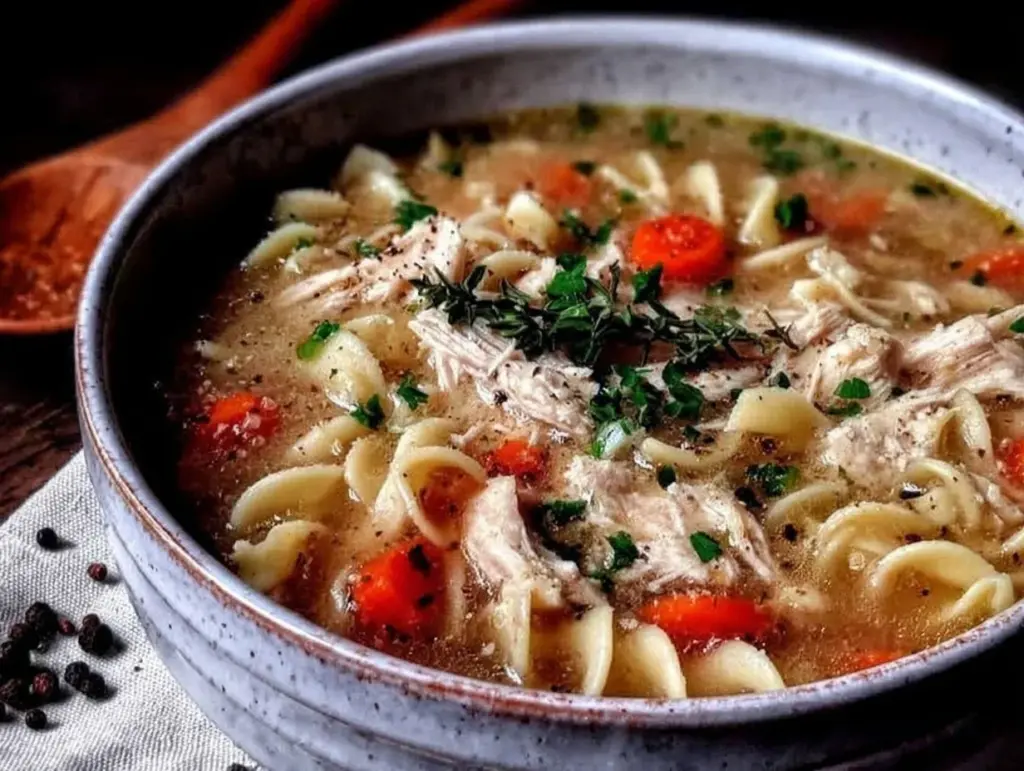 chicken noodle soup - featured image