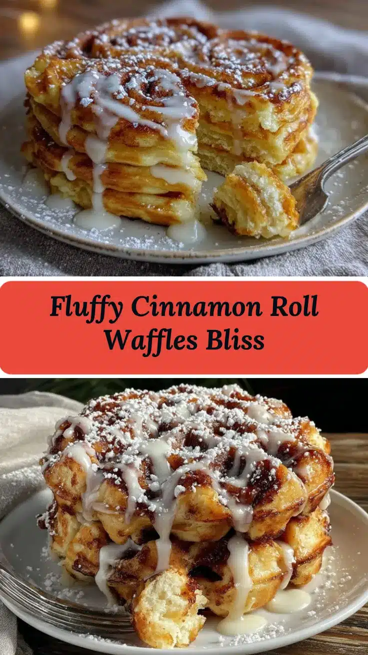 cinnamon roll waffles recipe